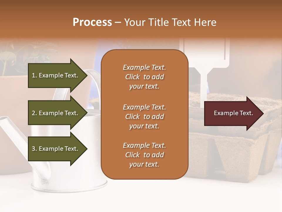 Goal Stock Graph PowerPoint Template