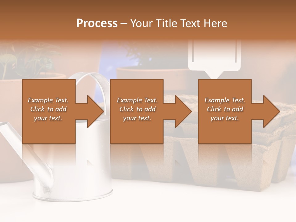 Goal Stock Graph PowerPoint Template