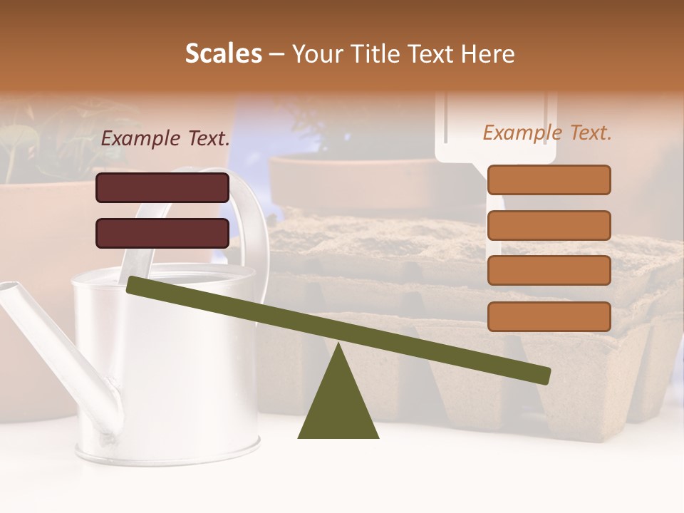 Goal Stock Graph PowerPoint Template