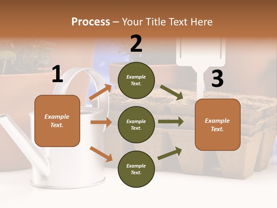 Goal Stock Graph PowerPoint Template