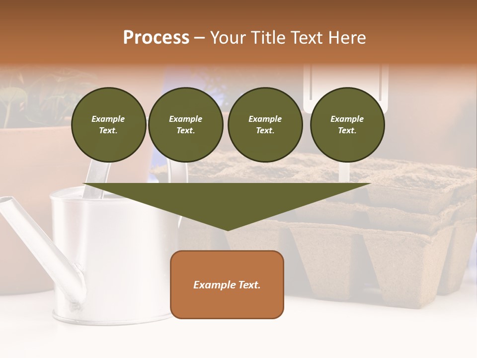 Goal Stock Graph PowerPoint Template