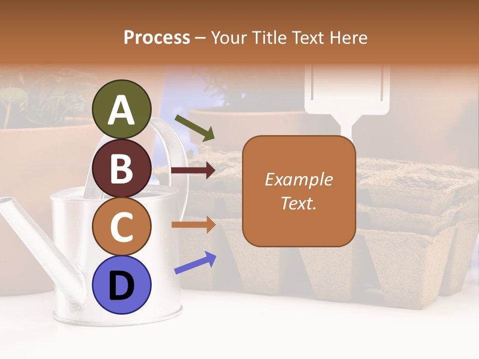 Goal Stock Graph PowerPoint Template