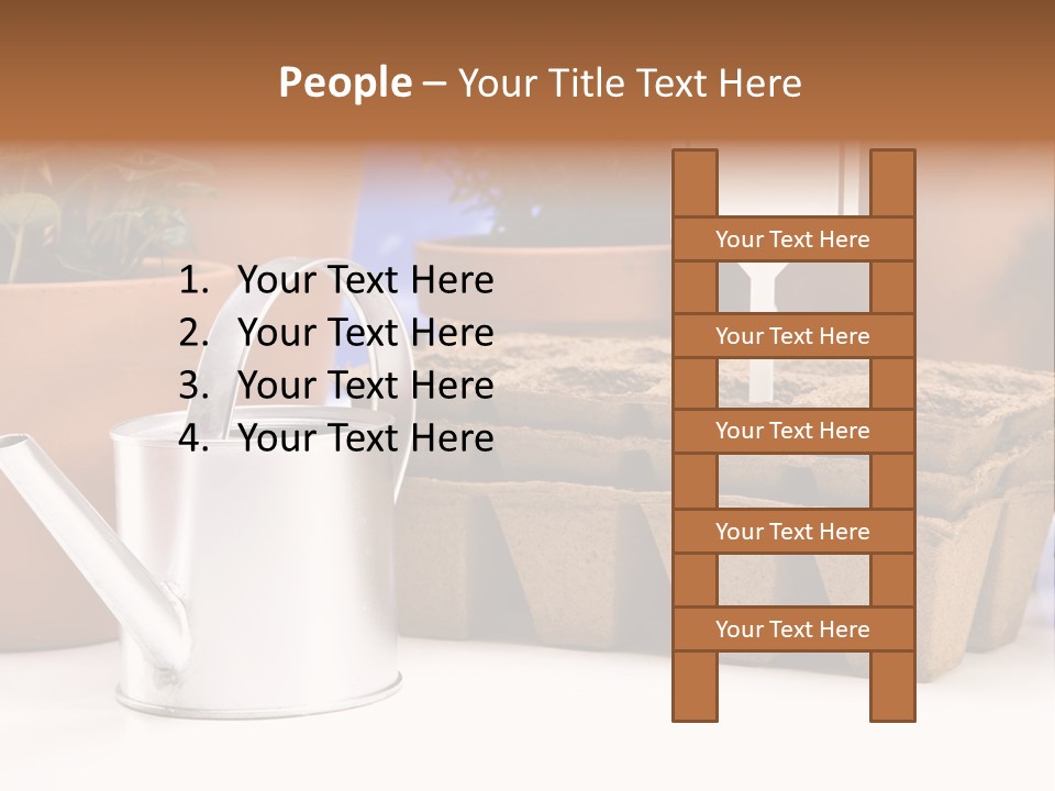 Goal Stock Graph PowerPoint Template