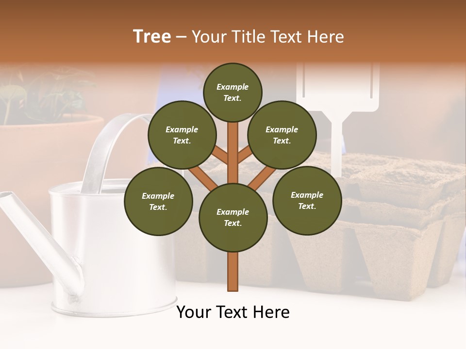 Goal Stock Graph PowerPoint Template