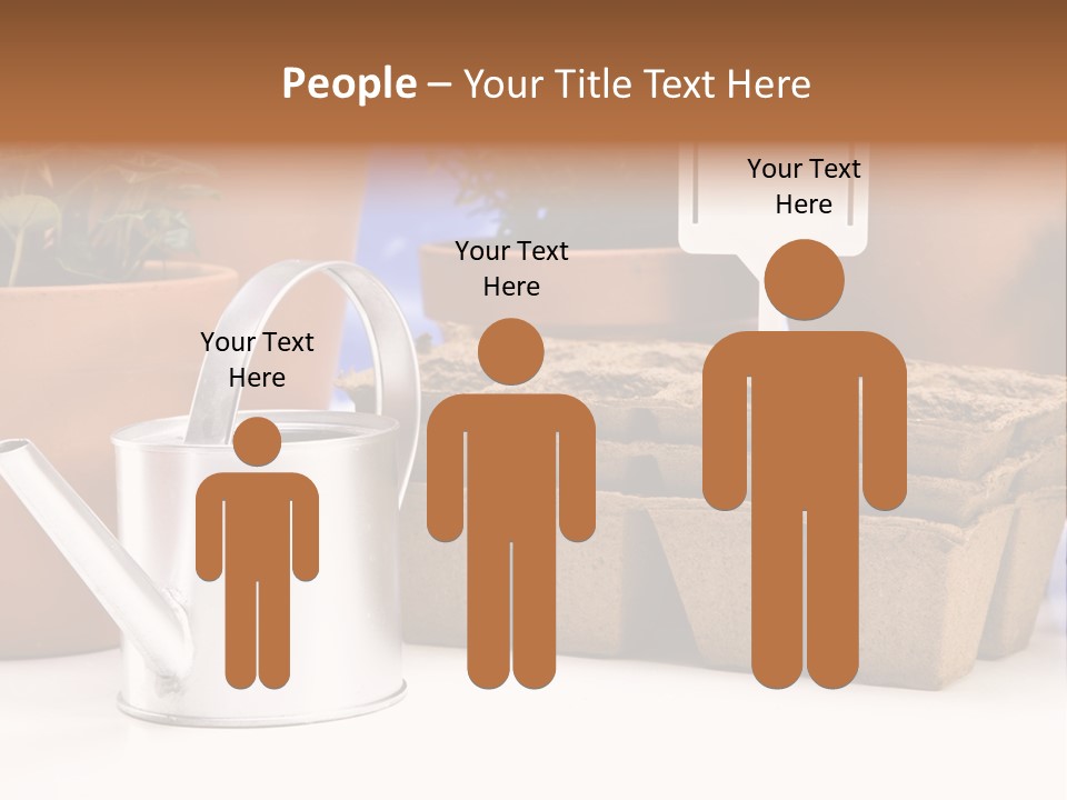 Goal Stock Graph PowerPoint Template