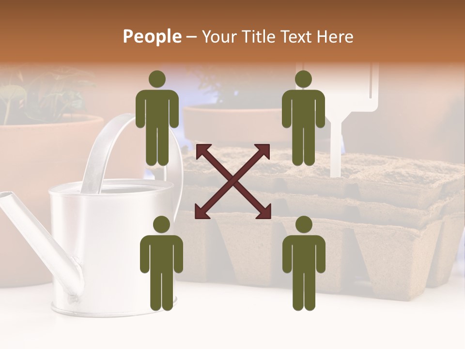 Goal Stock Graph PowerPoint Template