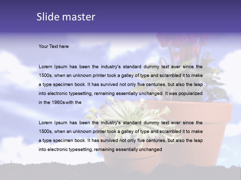 Precious Currency Block PowerPoint Template