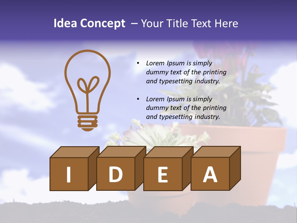 Precious Currency Block PowerPoint Template