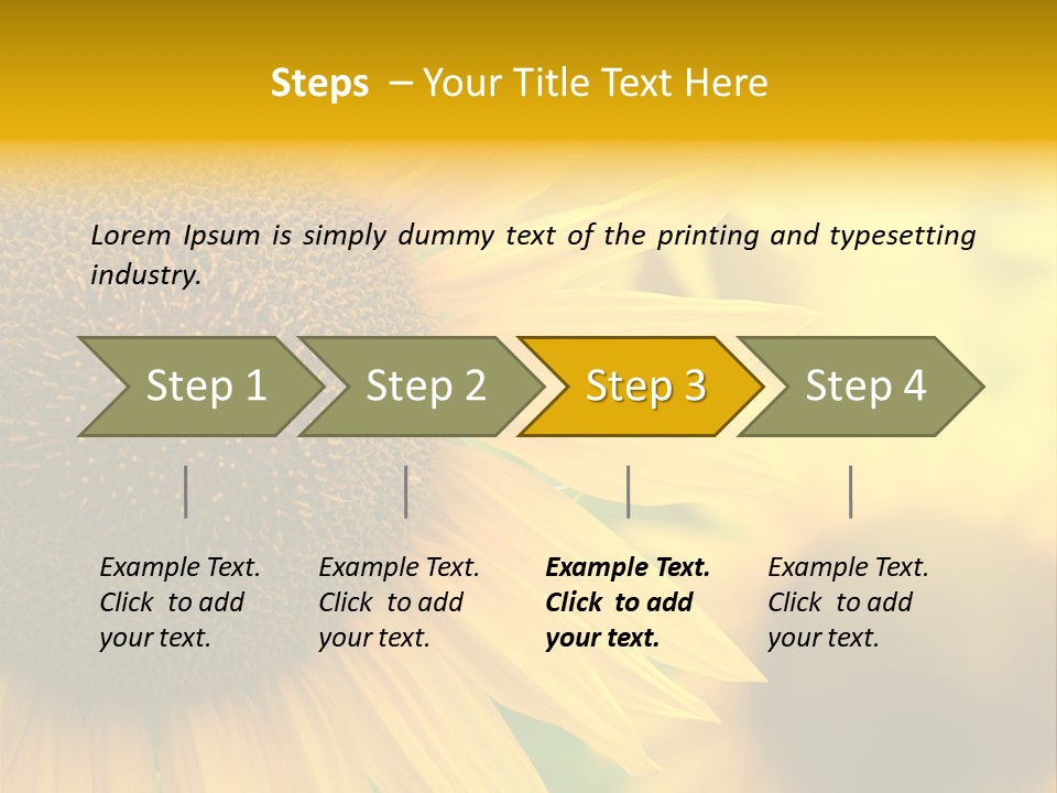 Flower Nature Blooming PowerPoint Template