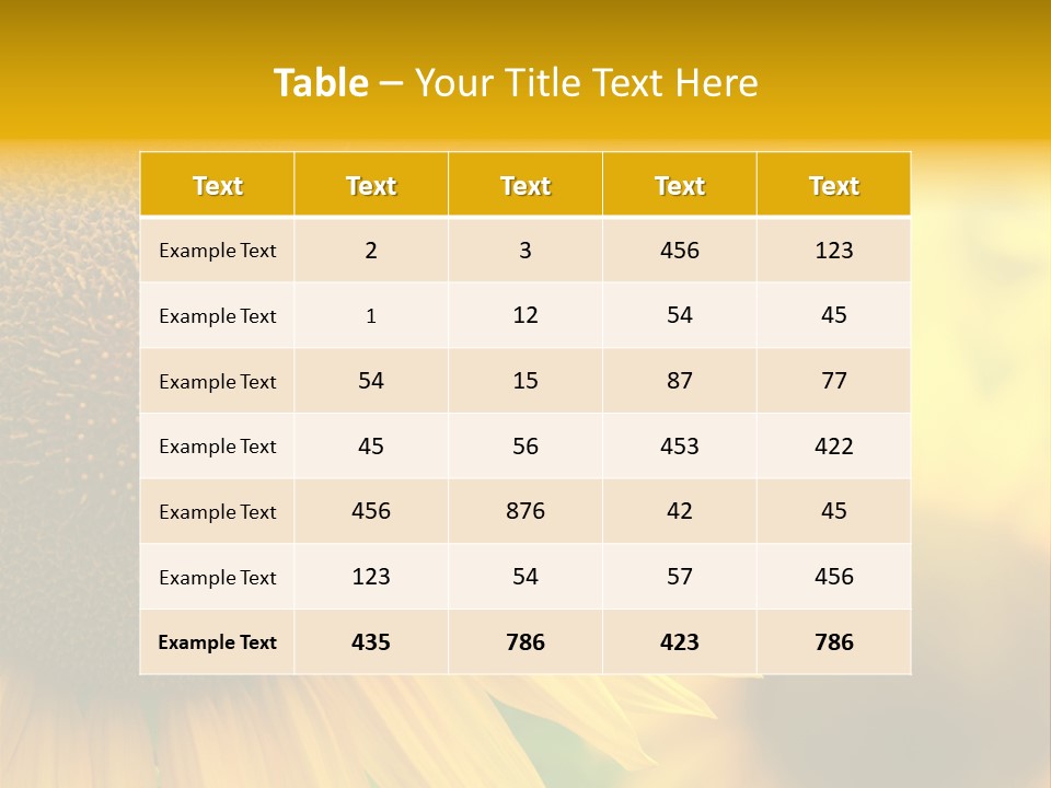 Flower Nature Blooming PowerPoint Template