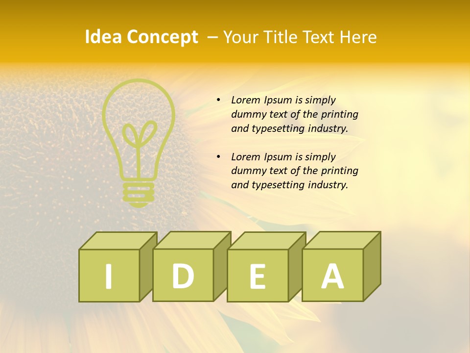 Flower Nature Blooming PowerPoint Template