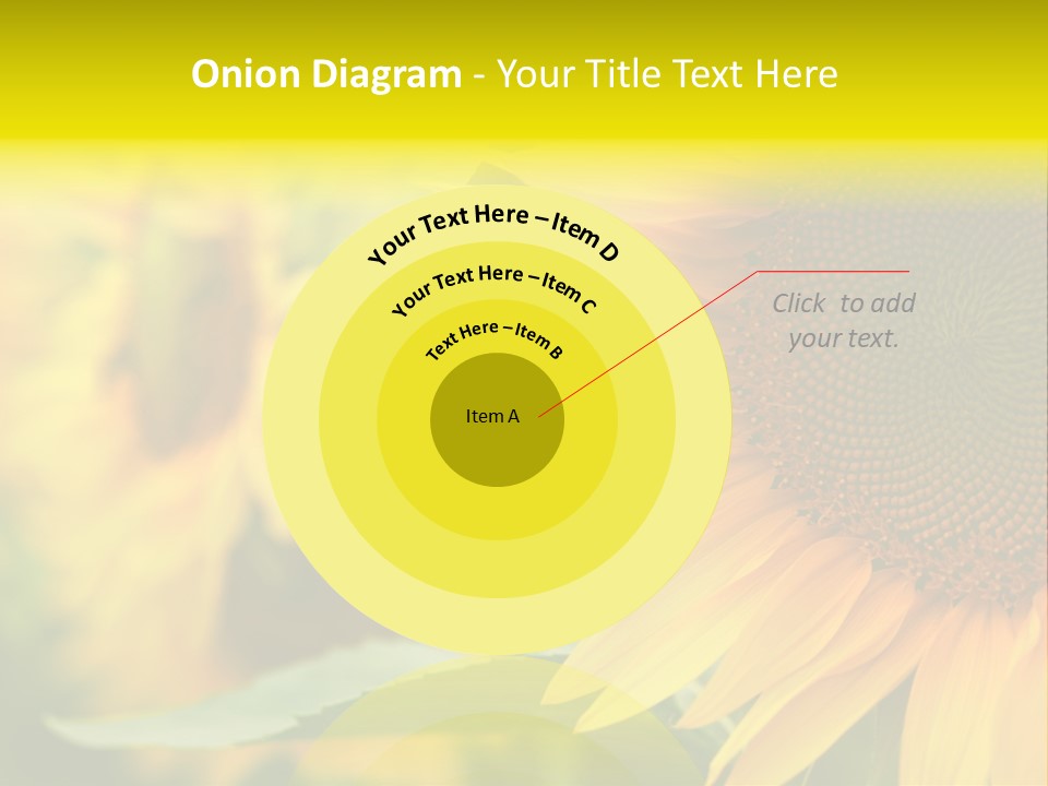 Blooming Floral Background PowerPoint Template