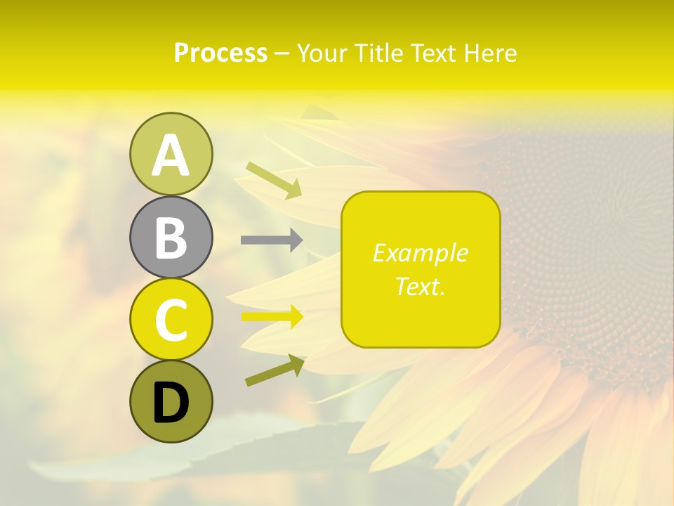 Blooming Floral Background PowerPoint Template