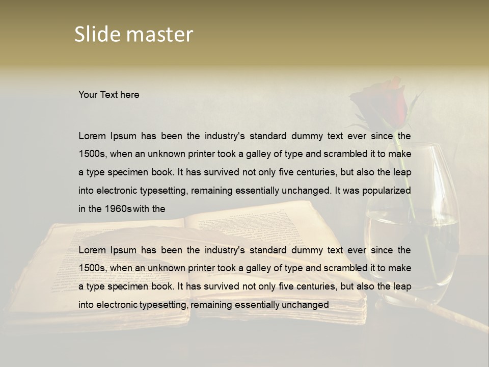 Chiaroscuro Antique Vase PowerPoint Template