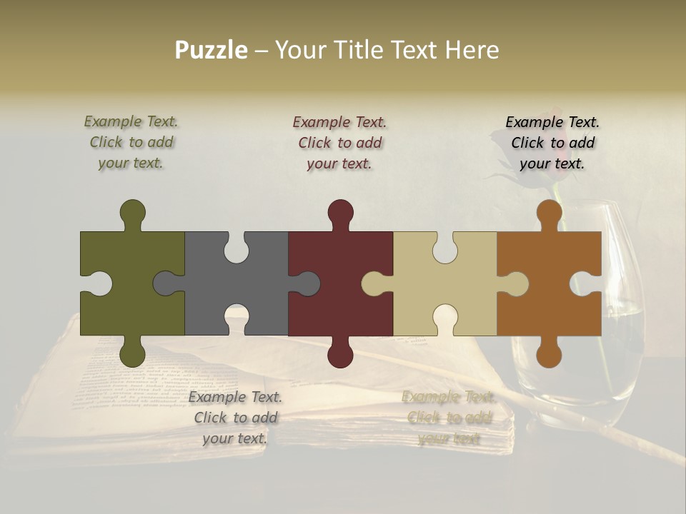 Chiaroscuro Antique Vase PowerPoint Template