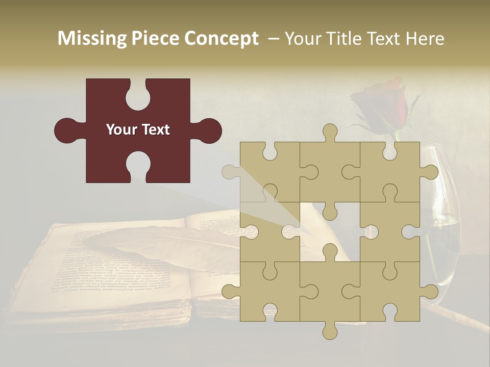 Chiaroscuro Antique Vase PowerPoint Template