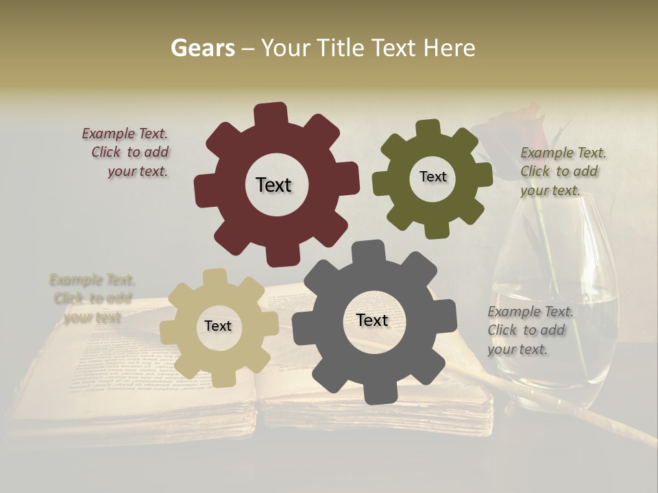 Chiaroscuro Antique Vase PowerPoint Template