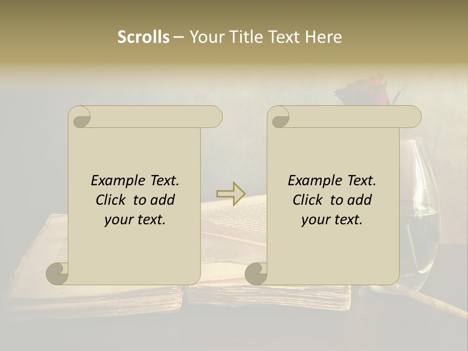 Chiaroscuro Antique Vase PowerPoint Template