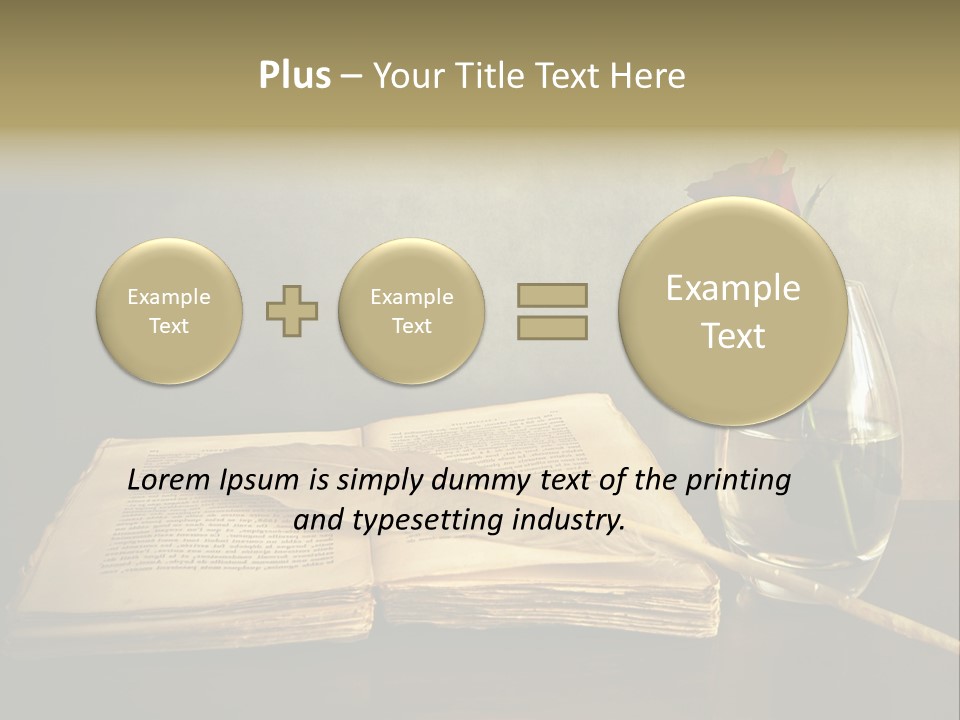 Chiaroscuro Antique Vase PowerPoint Template