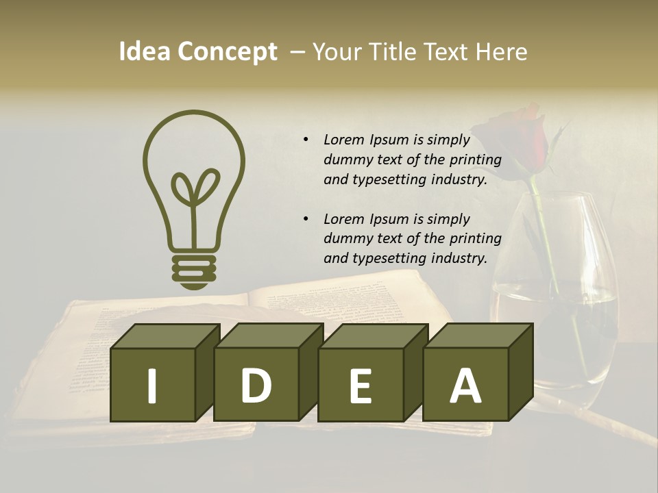 Chiaroscuro Antique Vase PowerPoint Template