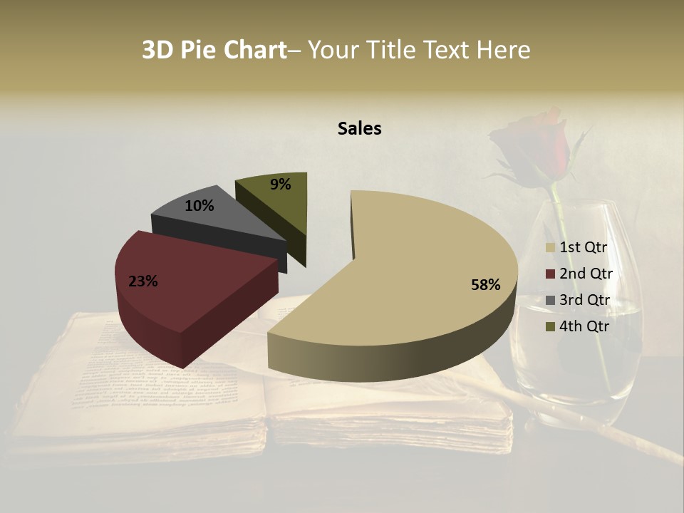 Chiaroscuro Antique Vase PowerPoint Template