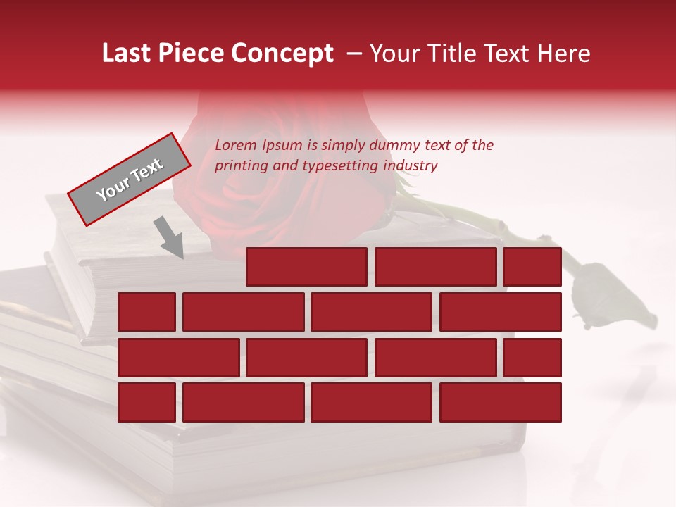 Pasion De Febrero Literatura PowerPoint Template