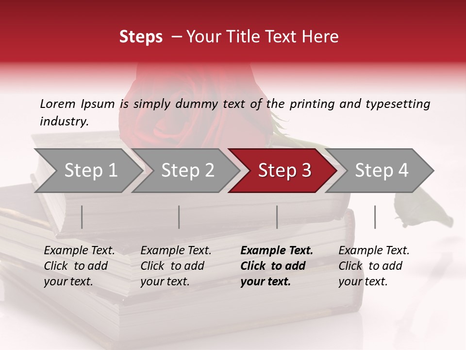 Pasion De Febrero Literatura PowerPoint Template