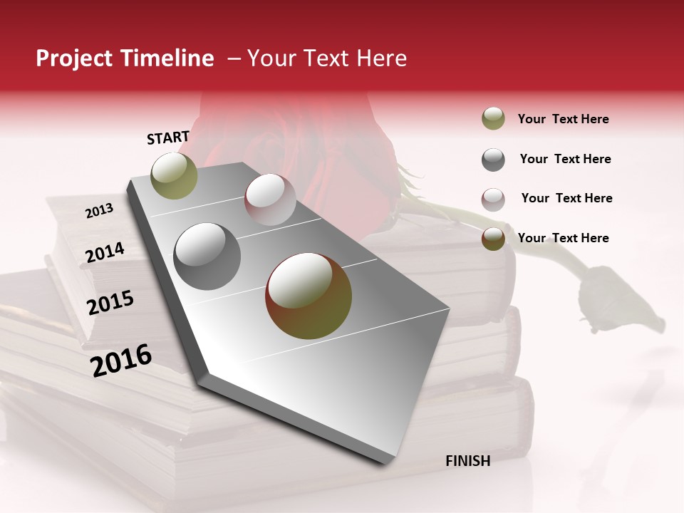 Pasion De Febrero Literatura PowerPoint Template