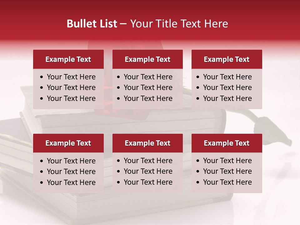 Pasion De Febrero Literatura PowerPoint Template