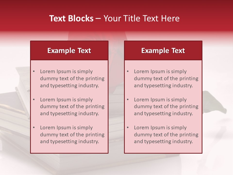 Pasion De Febrero Literatura PowerPoint Template