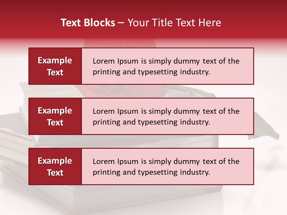 Pasion De Febrero Literatura PowerPoint Template