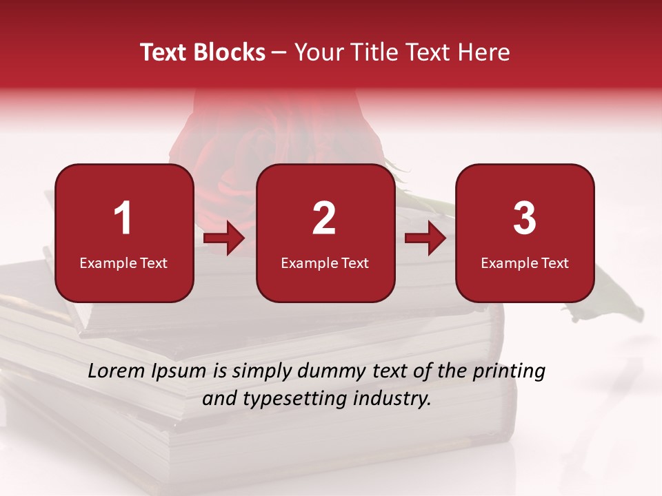 Pasion De Febrero Literatura PowerPoint Template