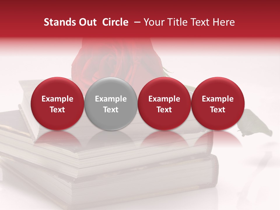 Pasion De Febrero Literatura PowerPoint Template