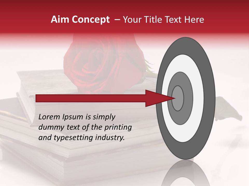 Pasion De Febrero Literatura PowerPoint Template