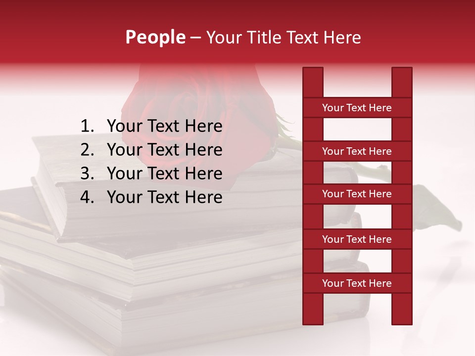 Pasion De Febrero Literatura PowerPoint Template