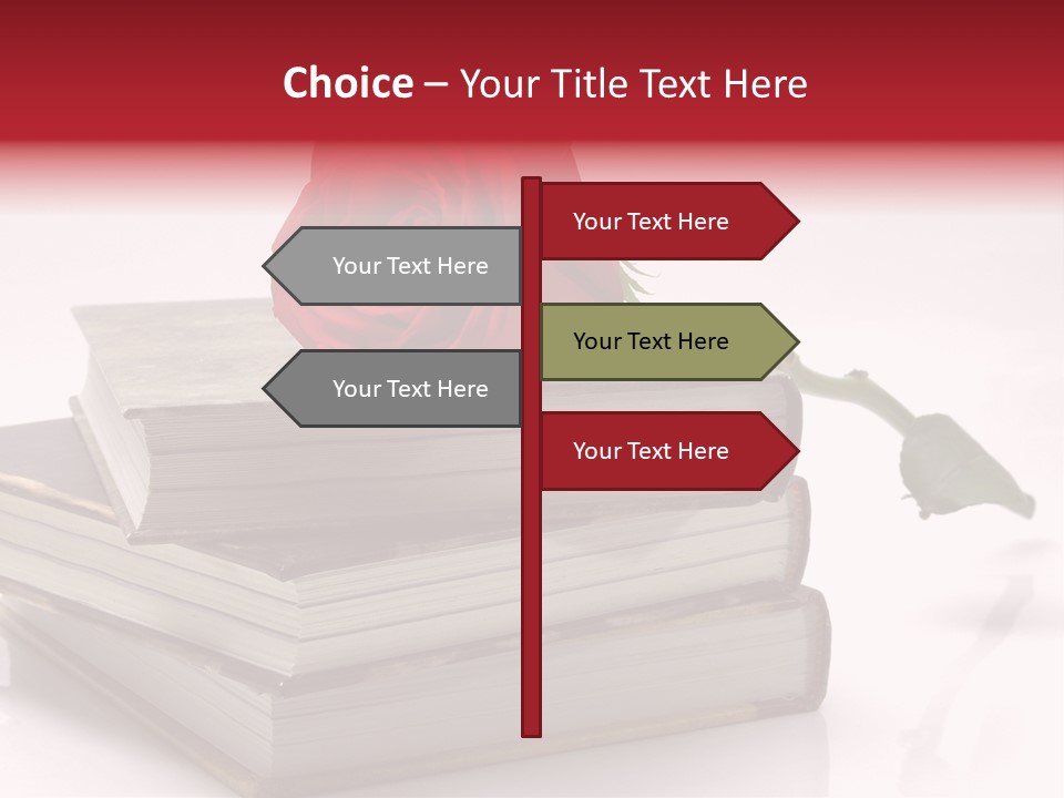 Pasion De Febrero Literatura PowerPoint Template