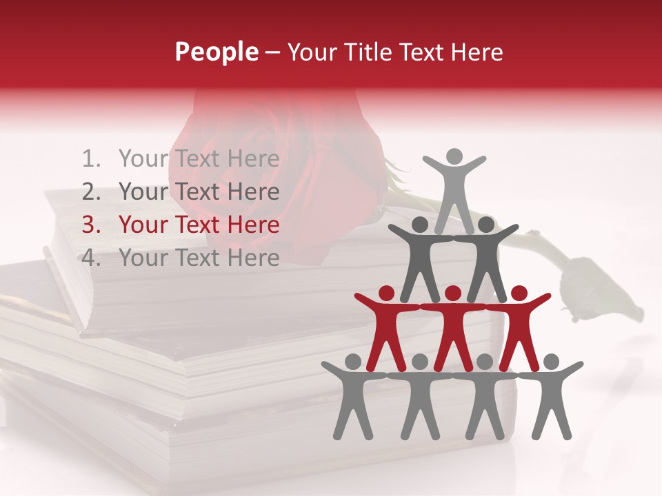 Pasion De Febrero Literatura PowerPoint Template