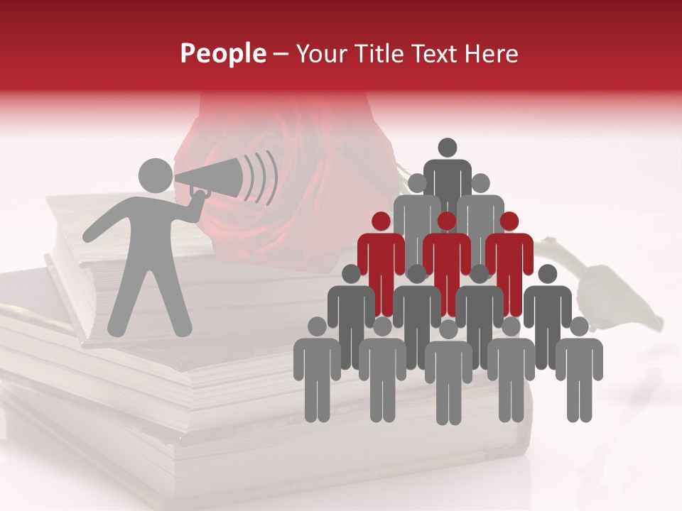 Pasion De Febrero Literatura PowerPoint Template