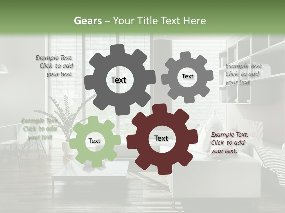 Living Room Propriet Dentro PowerPoint Template