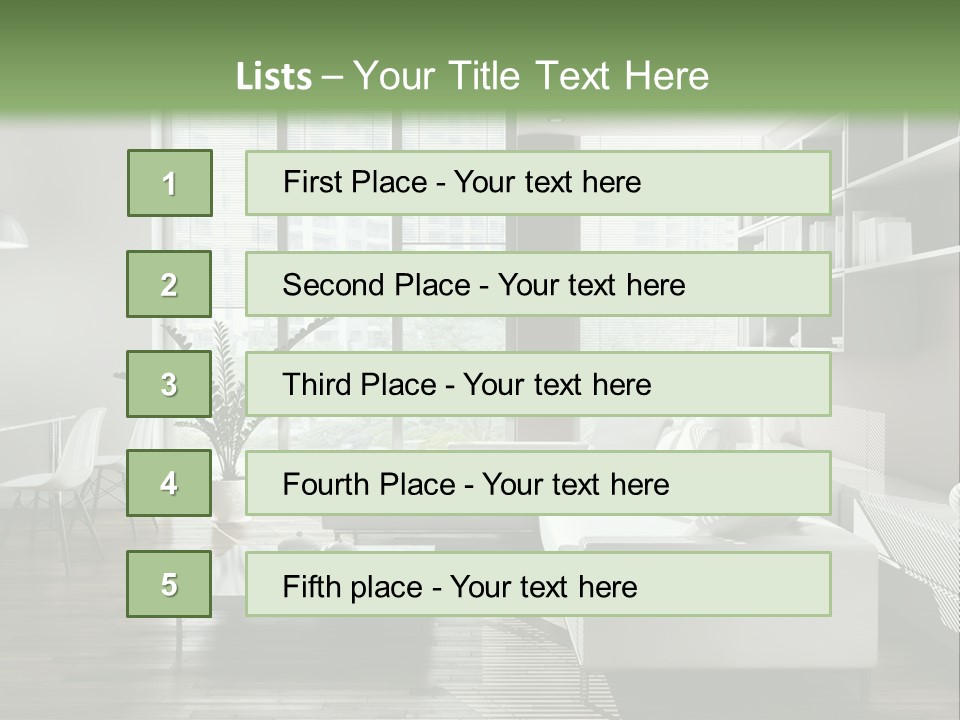 Living Room Propriet Dentro PowerPoint Template