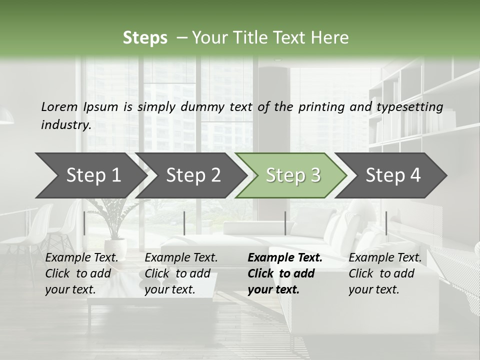 Living Room Propriet Dentro PowerPoint Template