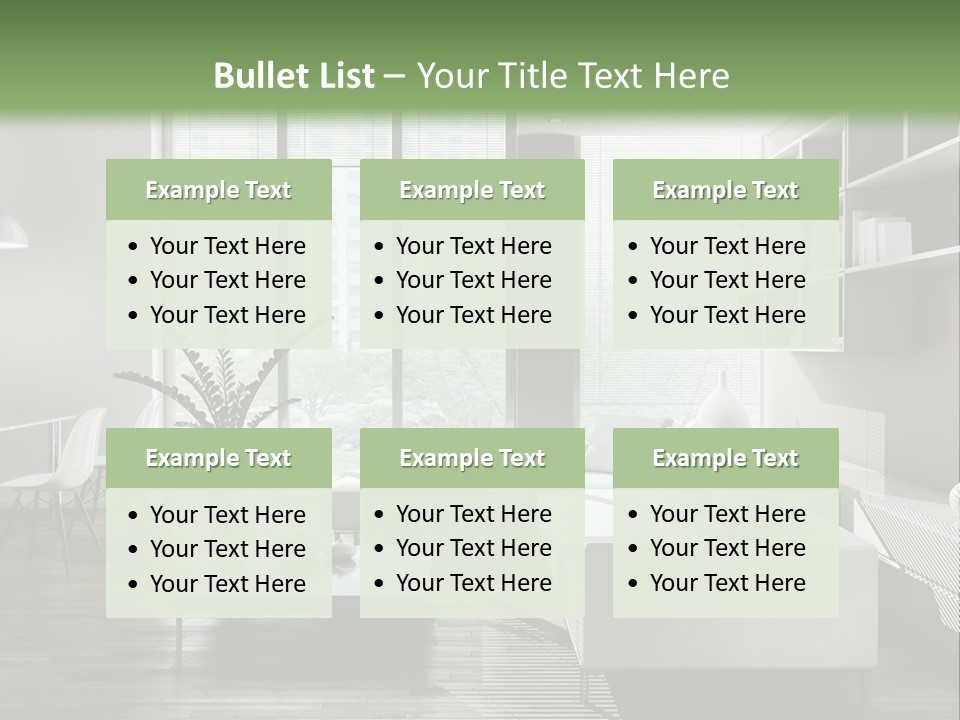 Living Room Propriet Dentro PowerPoint Template