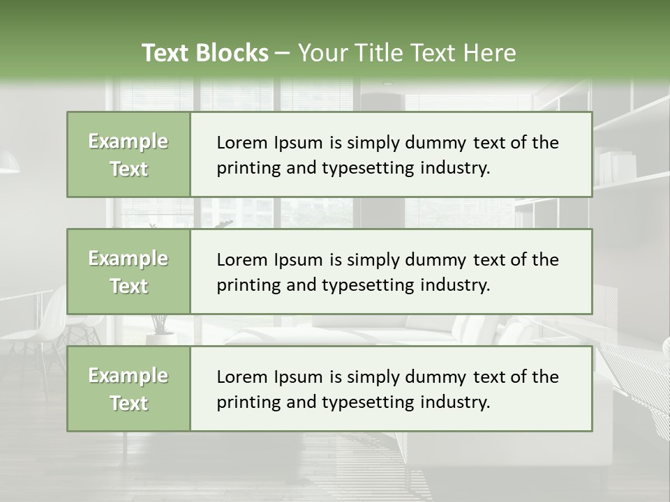 Living Room Propriet Dentro PowerPoint Template