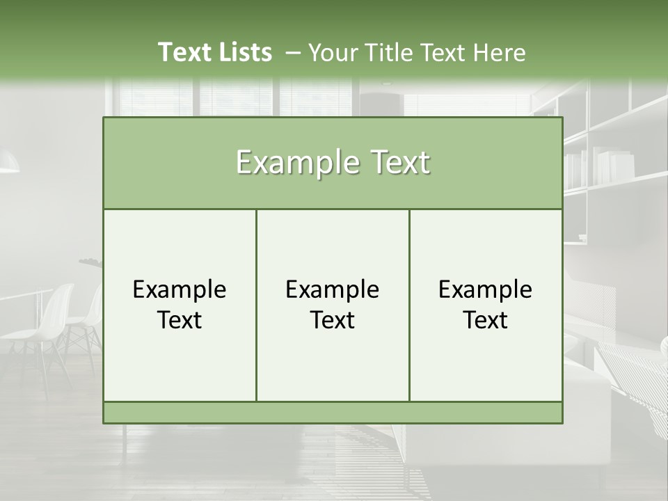 Living Room Propriet Dentro PowerPoint Template