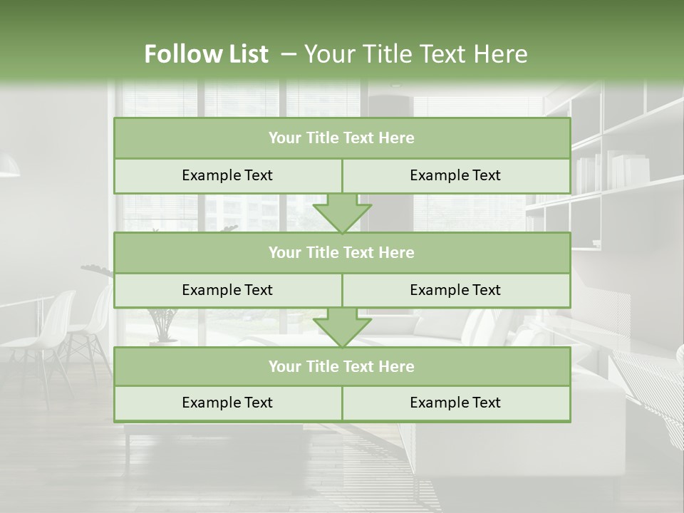 Living Room Propriet Dentro PowerPoint Template