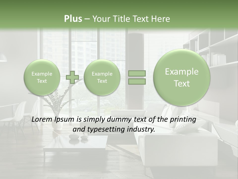 Living Room Propriet Dentro PowerPoint Template