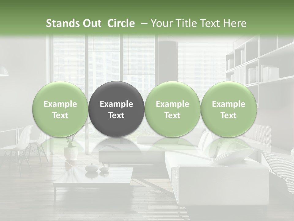 Living Room Propriet Dentro PowerPoint Template