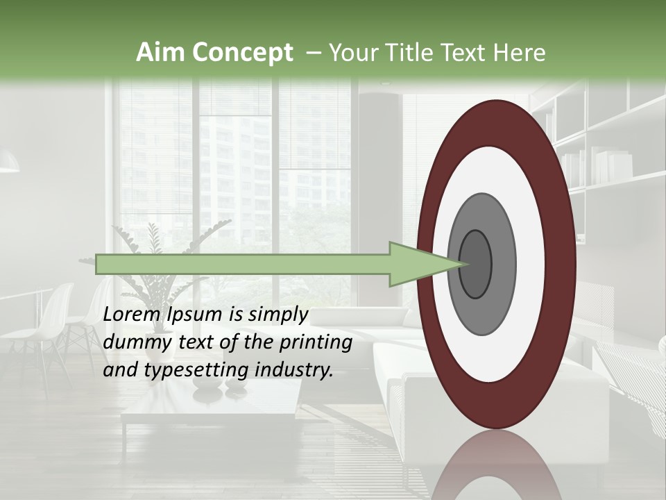 Living Room Propriet Dentro PowerPoint Template