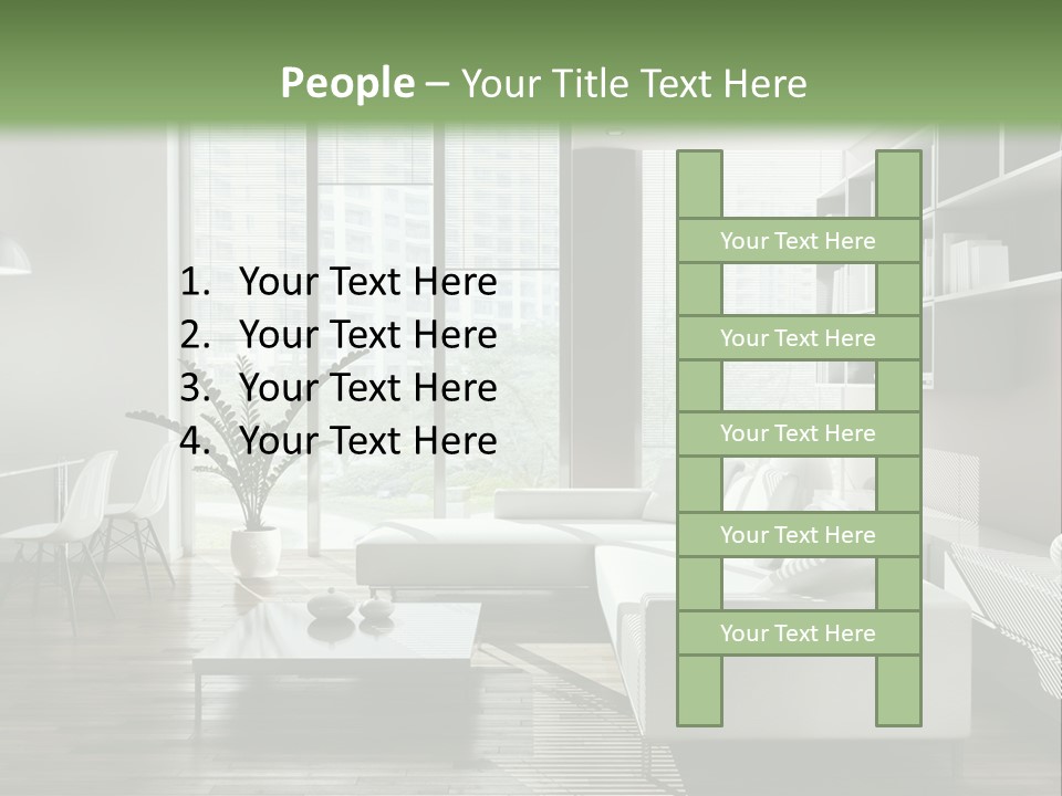 Living Room Propriet Dentro PowerPoint Template