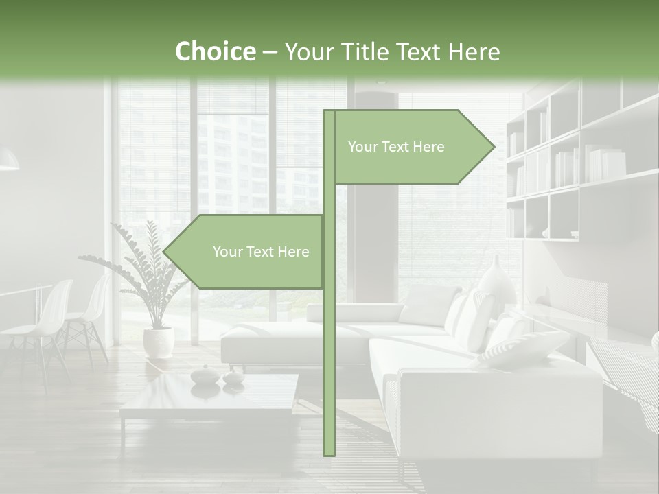 Living Room Propriet Dentro PowerPoint Template